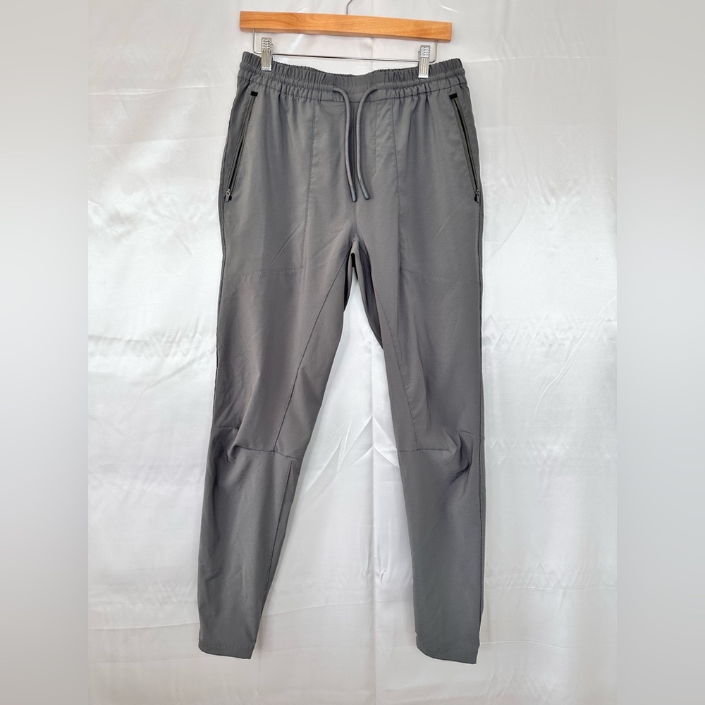 MTA Sport Gray Joggers Pants Size‎ Small | Recycled Polyester Stretch Activewear